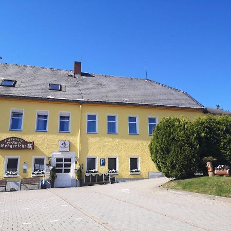Pension & Gasthof Erbgericht Hoehenlage 850M Marienberg Dış mekan fotoğraf